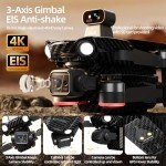 Upgraded 4K Touch Screen Drone with Camera