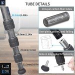 INNOREL GT324C Carbon Fiber DSLR Tripod - 55lbs