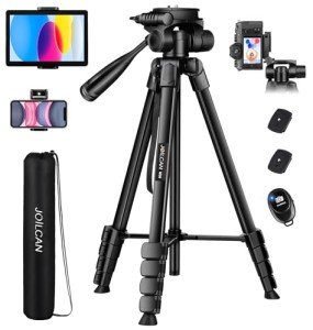 68" Tripod for Phones, Tablets, and Cameras