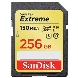 SanDisk 256GB Extreme SDXC Memory Card - 150MB/s
