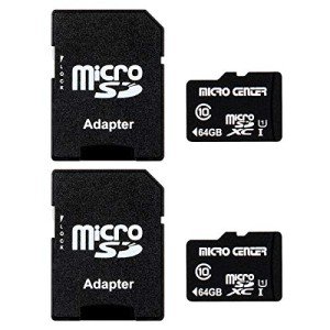 Inland 64GB Class 10 MicroSDXC Card Bundle