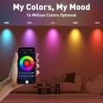 Rollin Light 6-Pack Smart Recessed LED Lights