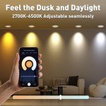 Rollin Light 6-Pack Smart Recessed LED Lights