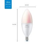 WiZ 40W Color LED Smart Candle Bulb