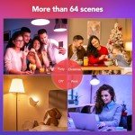OREiN Color Changing Smart Light Bulbs - 2 Pack