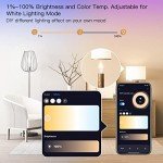MoesGo WiFi Smart Candelabra LED Bulbs - 4 Pack