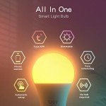 TJOY 6-Pack WiFi Smart LED Bulbs with RGB Colors
