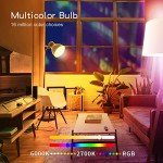 TJOY 6-Pack WiFi Smart LED Bulbs with RGB Colors