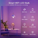 GHome Smart Color-Changing LED Light Bulbs - 4 Pack