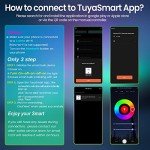 TJOY 6-Pack WiFi Smart LED Bulbs with RGB Colors