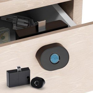 Smart Fingerprint Handle Lock for Cabinets and Drawers