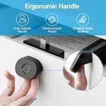 Smart Fingerprint Handle Lock for Cabinets and Drawers