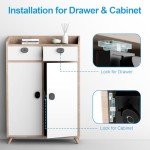 Smart Fingerprint Handle Lock for Cabinets and Drawers