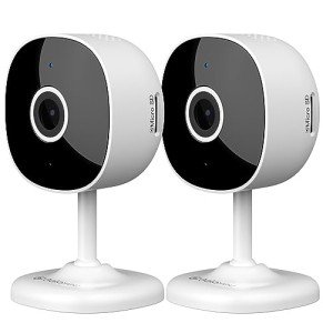 Galayou 2K WiFi Indoor Security Camera - 2 Pack