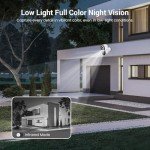 Wireless 1080P Outdoor Security Camera with 2-Way Talk