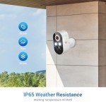 Wireless 1080P Outdoor Security Camera with 2-Way Talk