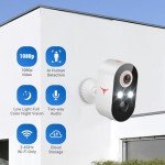 Wireless 1080P Outdoor Security Camera with 2-Way Talk