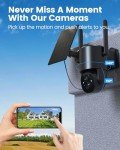 Wireless Outdoor Solar Security Cameras with Night Vision