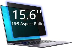 Ceydebne Laptop Privacy Screen 15.6 Inch Anti Blue Light Screen Protector, Laptop Screen Privacy Shield - 16:9 Aspect Ratio