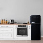 Galanz Retro Compact Refrigerator with Freezer, 4.6 Cu Ft
