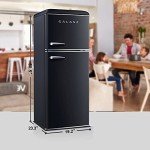 Galanz Retro Compact Refrigerator with Freezer, 4.6 Cu Ft