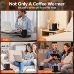 Electric Coffee Mug Warmer with 6 Temp Settings