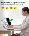 F FORITO 15.6 Inch Laptop Privacy Screen Protector, 360° Anti Peeping and Anti Glare Laptop Privacy Shield Compatible with 15.6" HP/Lenovo/Dell/Acer/ASUS/Thinkpad with 16:9 Aspect Ratio