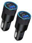 30W Dual Port USB C Car Charger - 2 Pack