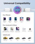 TOLLEFE Dual USB Car Phone Charger with LED