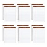 TOPS Wide Ruled Legal Pads, 12 Pack