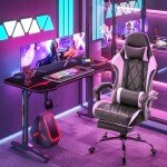 Homall Ergonomic Gaming Chair with Massage Footrest