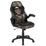 X10 Camouflage Gaming Chair with Adjustable Arms