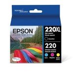 EPSON 220 High-Capacity Ink Cartridge Combo Pack