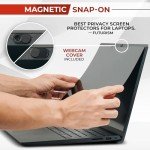 SightPro Magnetic Laptop Privacy Screen 14 Inch 16:9 - Removable Computer Privacy Filter Shield and Anti-Glare Protector