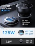 125W USB-C Car Charger - Fast Charging Dual Port