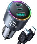 JOYROOM 120W Super Fast Car Charger - 3 Ports