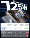 125W USB-C Car Charger - Fast Charging Dual Port