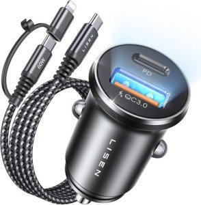 LISEN USB C Fast Car Charger Adapter 54W