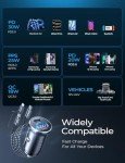 LISEN USB C Fast Car Charger Adapter 54W