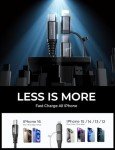 LISEN USB C Fast Car Charger Adapter 54W