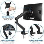 Adjustable Single Monitor Arm Stand for Desks