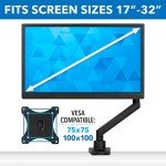 Adjustable Single Monitor Arm Stand for Desks