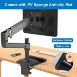 AQQEF Steel Monitor Mount with USB and Type-C Ports