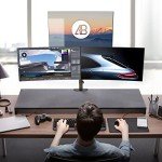 Pholiten Heavy-Duty Triple Monitor Desk Mount