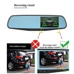 Dual Lens Car DVR with Night Vision Backup Camera