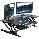 VIVO 42" Adjustable Sit-Stand Desk Converter