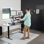 VIVO 42" Adjustable Sit-Stand Desk Converter