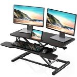 FITUEYES 36” Adjustable Standing Desk Converter