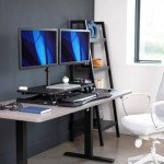 VIVO 32-inch Height Adjustable Standing Desk Converter