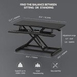 FITUEYES 36” Adjustable Standing Desk Converter